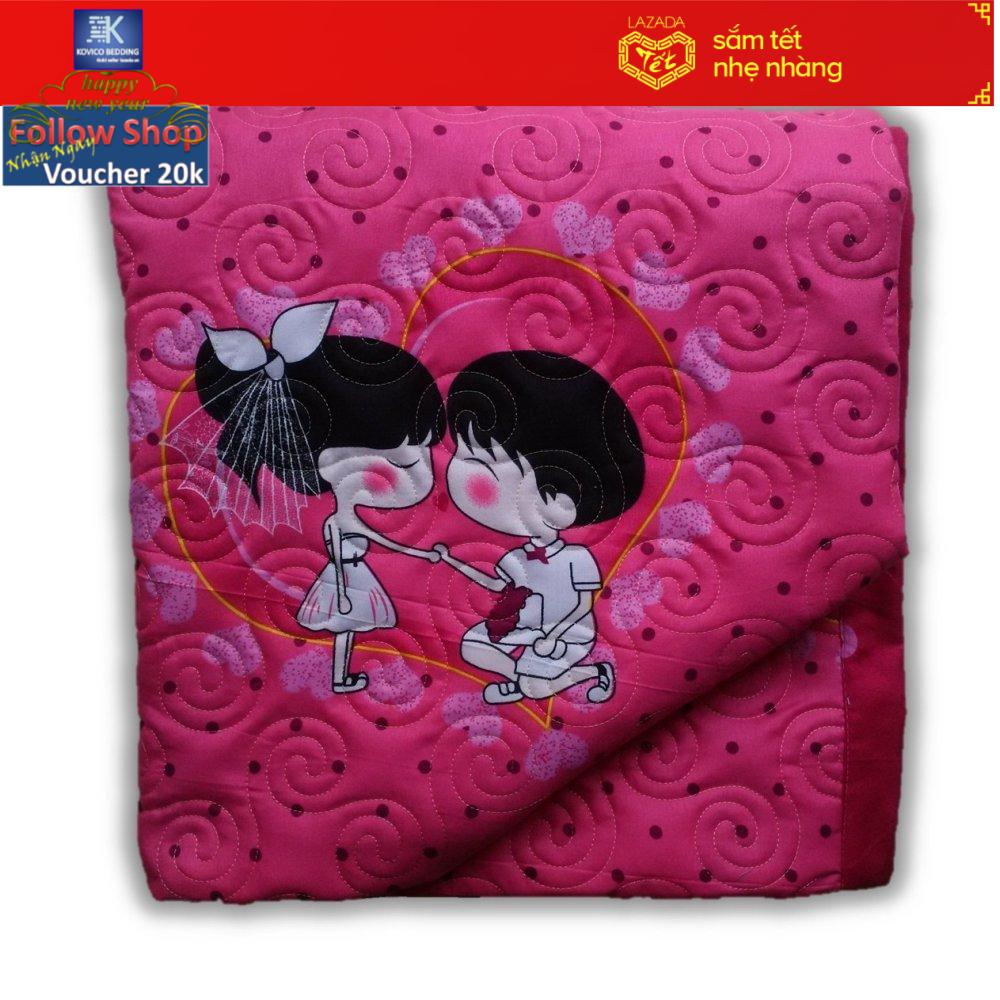 (FreeShip MAX) Mền hè thu chần gòn - cầu hôn 180cmx200cm