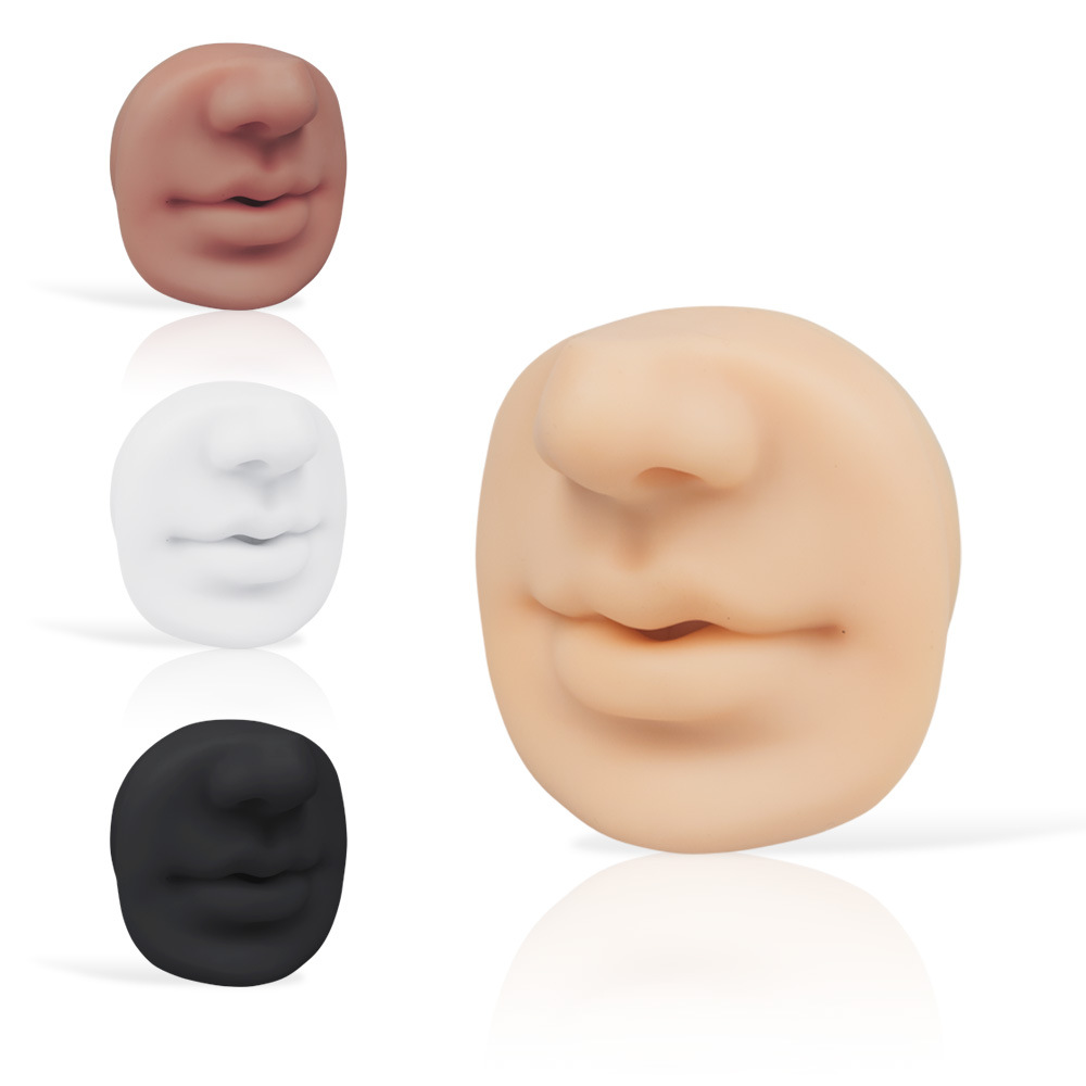 Người Mới 5d Hình Xăm Silicone Ba Chiều Công Cụ Mô Hình Thực Hành Môi Nụ Cười Thanh Lịch Bán Buôn Xuyên Biên Giới 10.23