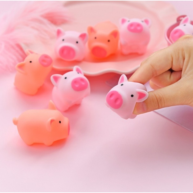 Squishy Heo Hồng - Đồ Chơi Squishy Heo Béo Bóp Chút Chít Đáng Yêu Xả