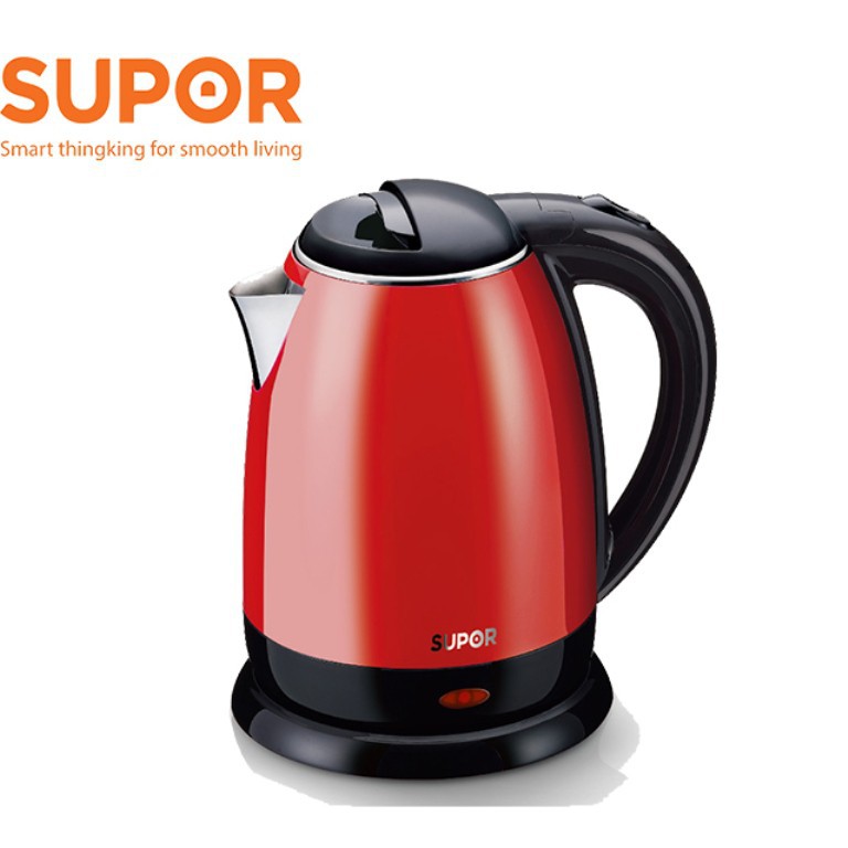 Bình Đun Siêu Tốc Hai Lớp Inox 304 SUPOR SWF15S06AVN - 1.5L (Đỏ Đen)