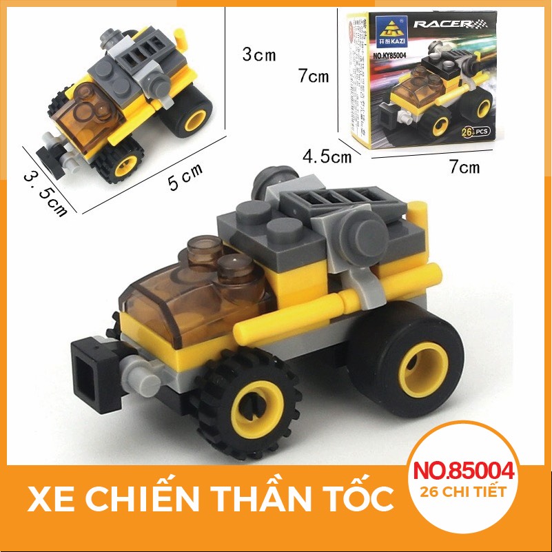 Đồ Chơi Trẻ Em Xếp Hình Lắp Ráp Các Loại Xe Ô Tô Từ 27 Đến 32 Chi Tiết Nhựa Abs Cao Cấp Cho Bé Từ 4 Tuổi Trở Lên Phát Triển Trí Tuệ Và Sáng Tạo 15