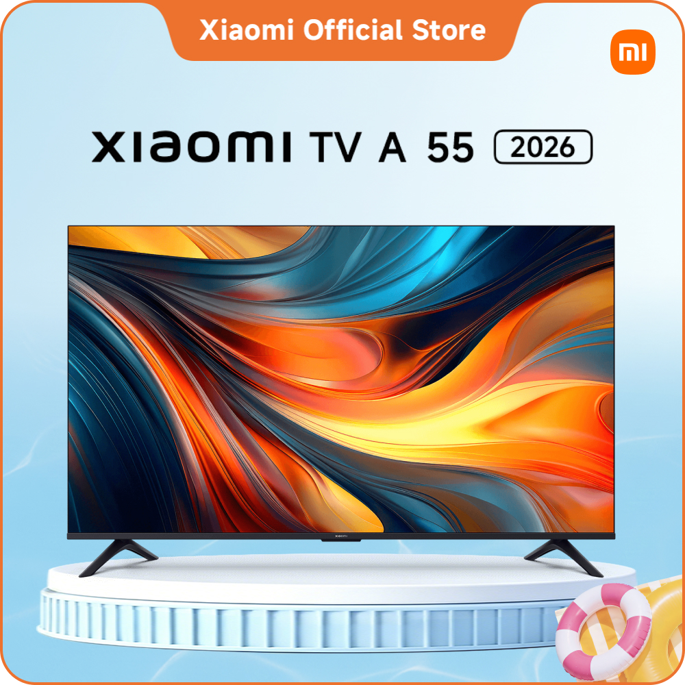 [TV Mới] Xiaomi TV A 55'' 2026 | Màn hình bảo vệ mắt 4K với chất lượng hình ảnh HDR | Tần số quét 120Hz khi bật chế độ Game Boost qua HDMI | Bề mặt kim loại bắt mắt với thiết kế khung viền siêu mỏng