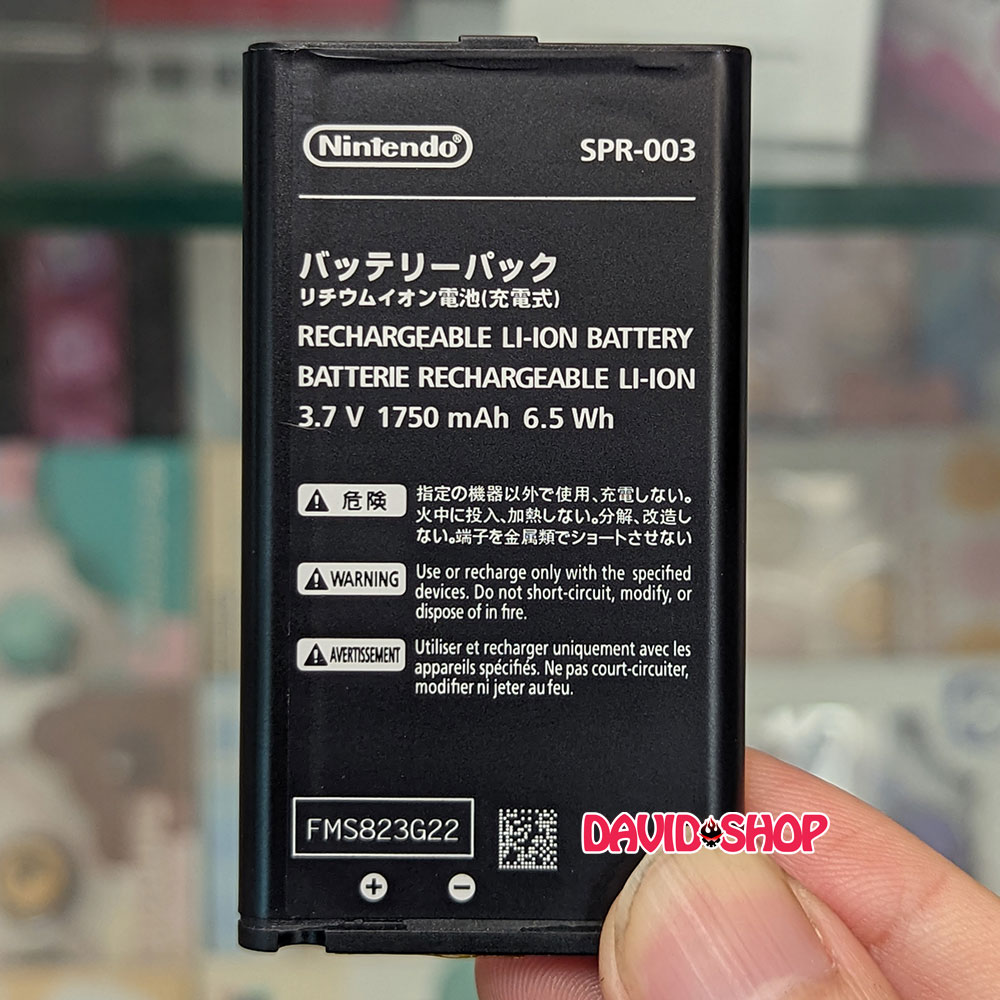 Pin sạc zin spr-003 dùng cho máy 3ds xl / 3ds ll / new 3ds xl / new 3ds ll