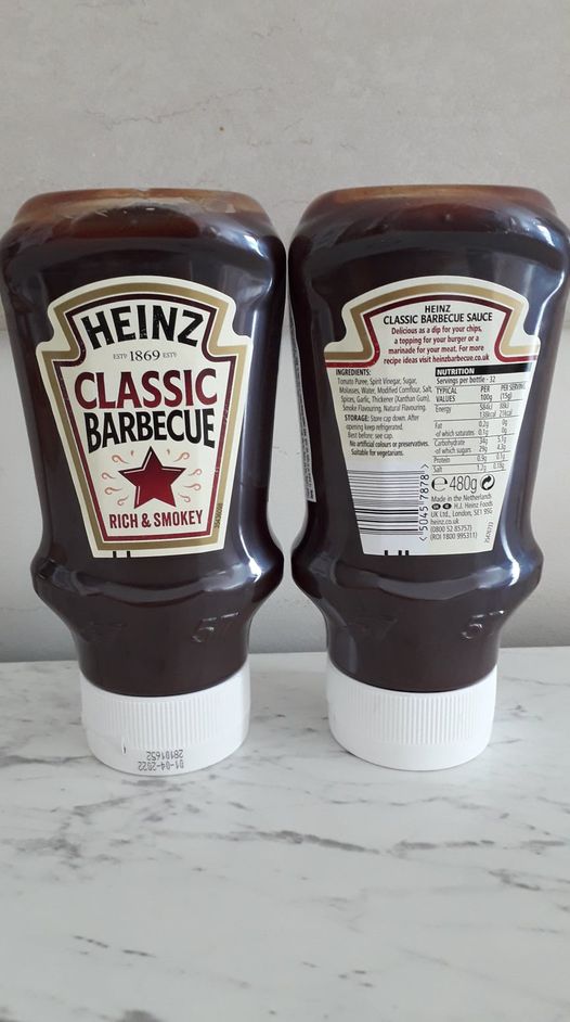 [HCM]Sốt BBQ Heinz vị truyền thống 480g