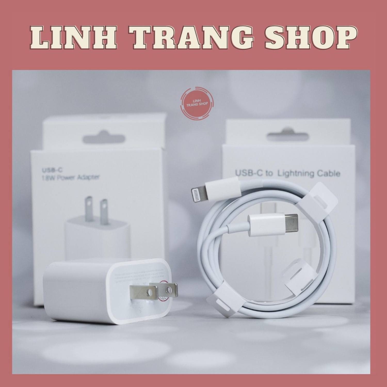 (Có Hộp, BH 12 tháng) Sạc Nhanh PD 18W USB-C To Lightning, Sạc 8,X,11,12,13, Dây Cáp Sạc Nhanh 18W + Củ Sạc Nhanh 18W