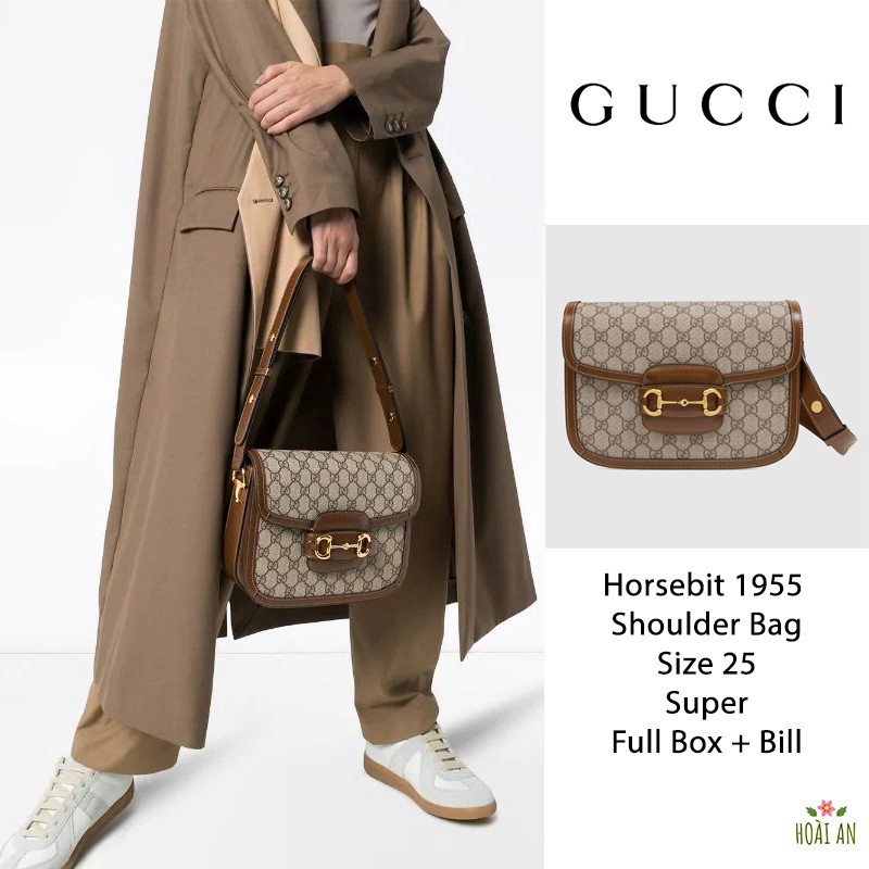 Túi Gucci Horsebit 1995 Super - Size 22 + 25 - Túi Xách Đeo Chéo Nữ