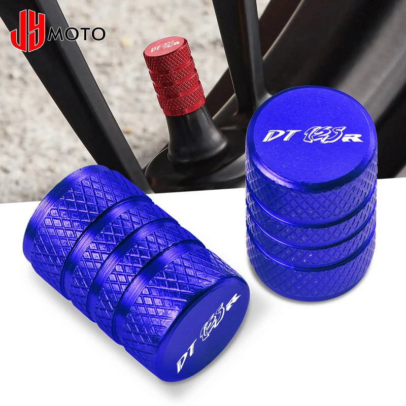 Xe máy CNC xe bánh xe lốp van gốc Mũ bìa cho Yamaha dt125r dt125rr dt125 r DT 125 1998 2000 2001 2002 2003 2004