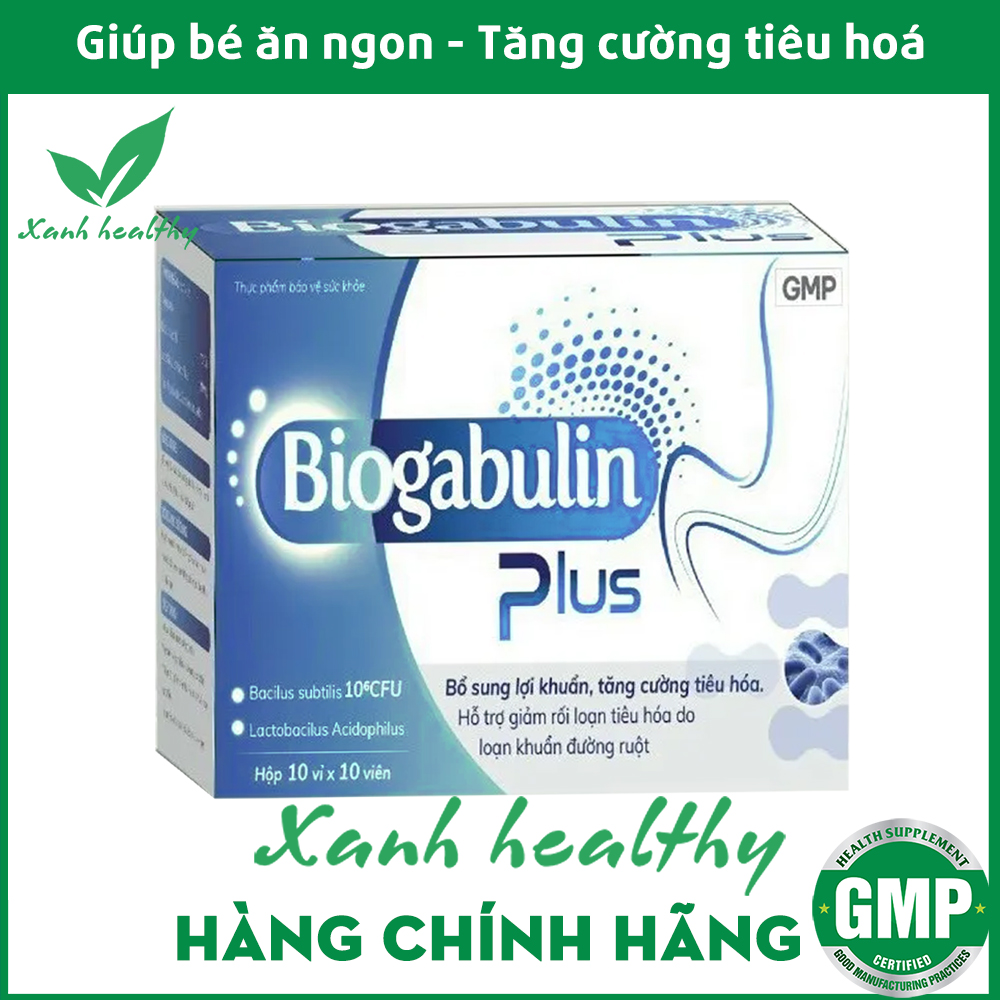 Men tiêu hóa Men vi sinh Biogabulin Plus - bổ sung lợi khuẩn