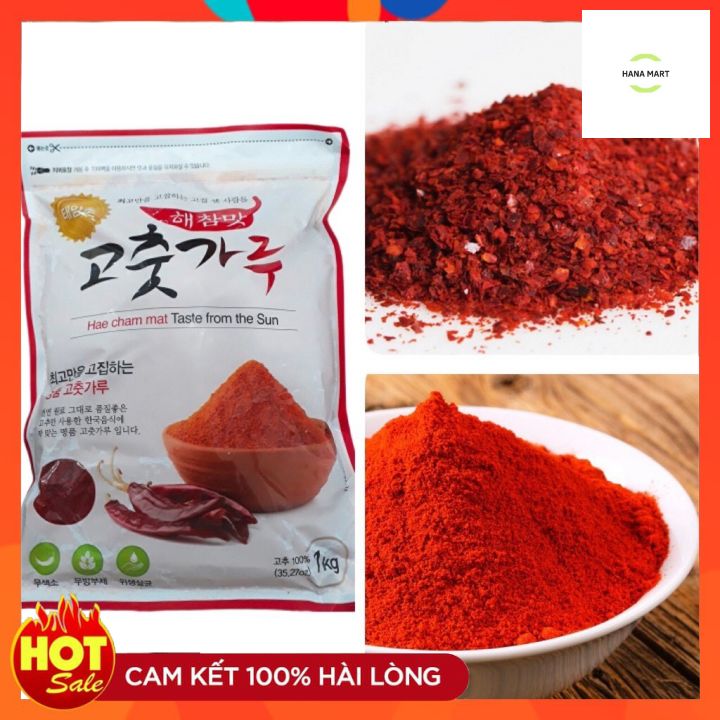 1kg Ớt bột Heacham mat Hàn Quốc, ớt bột làm kim chi