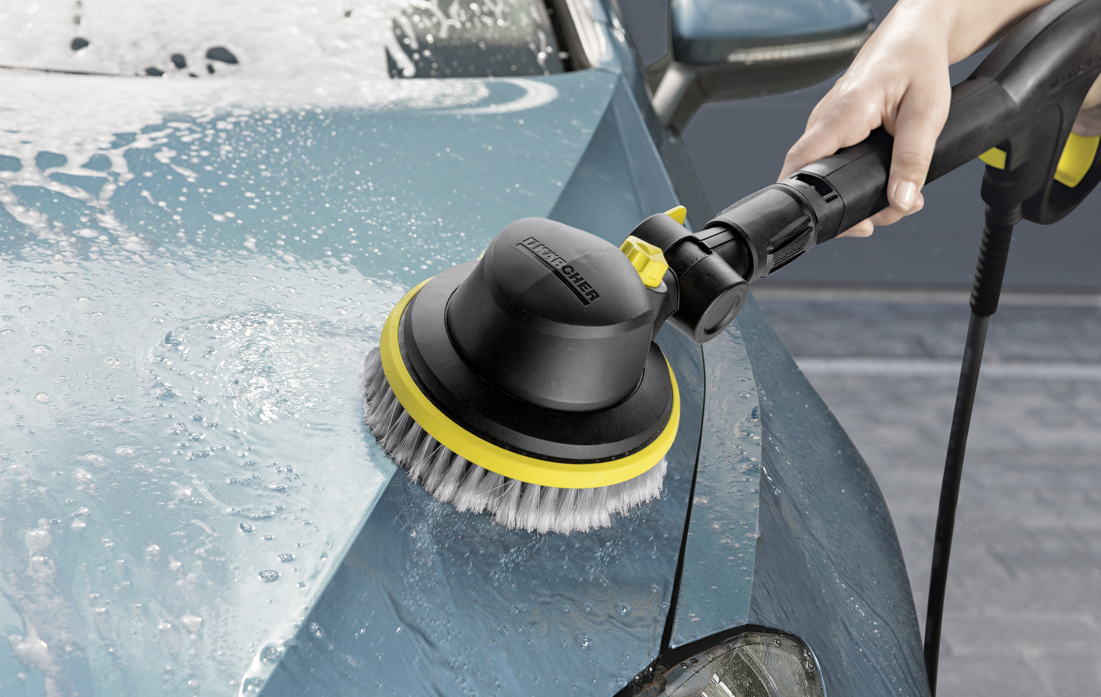 Bàn chà vệ sinh ô tô cao cấp - Đầu chà Karcher WB 100