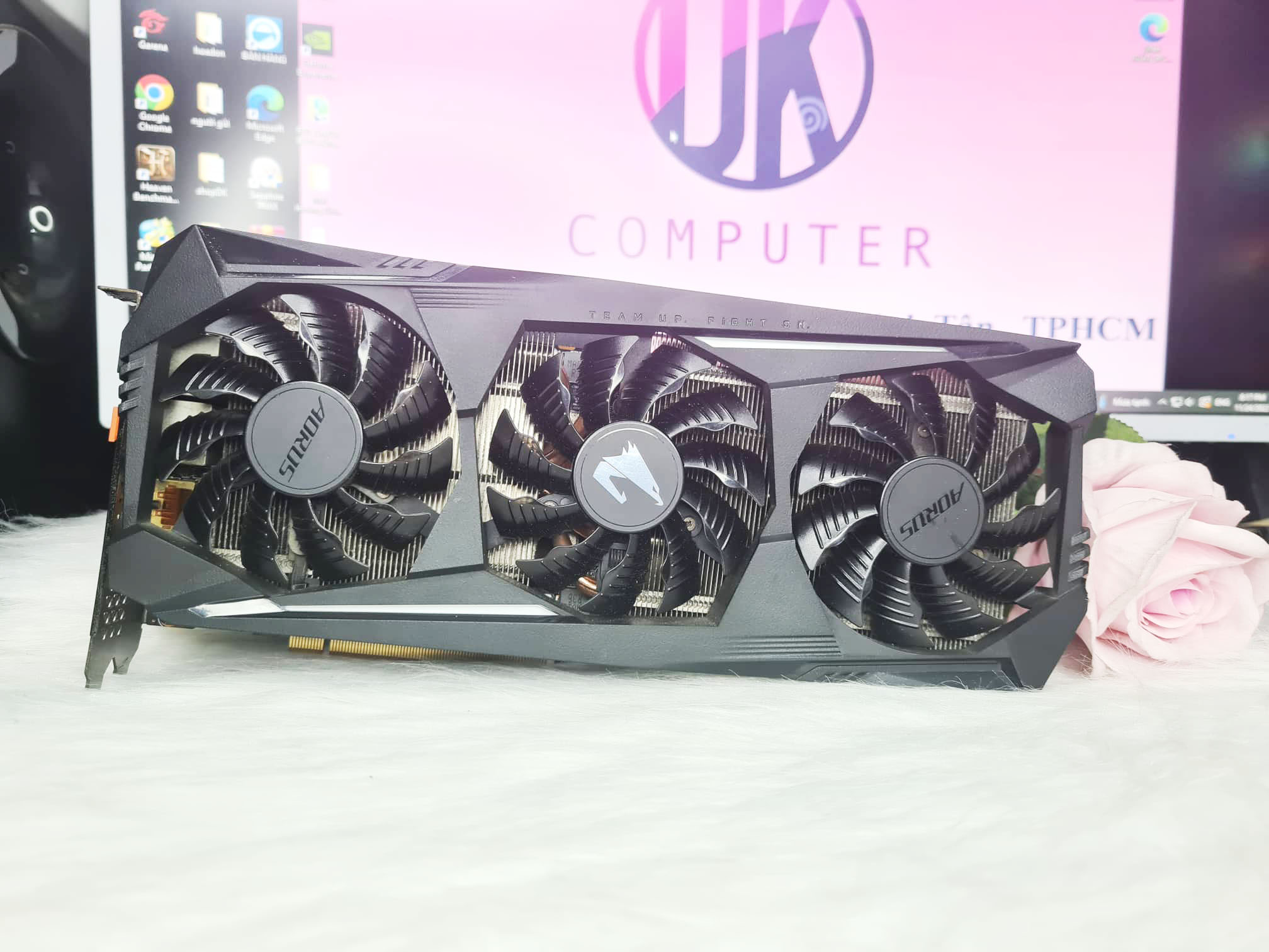 Graphic card_vga gigabyte aorus radeon rx 5700 xt 8g _còn bảo hành 2024
