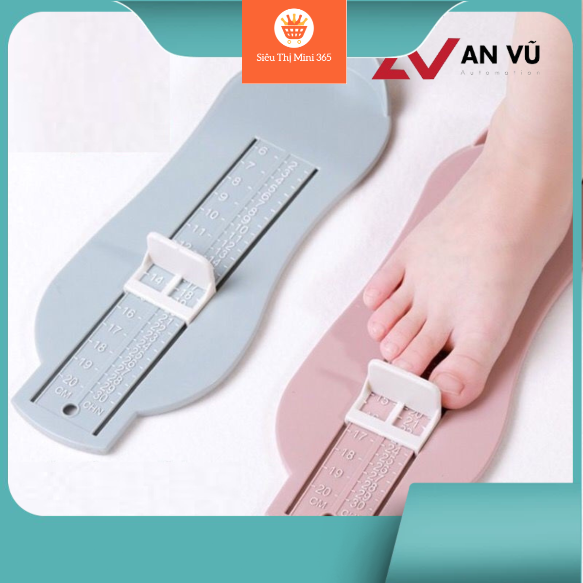 Dụng cụ đo chiều dài bàn chân cho bé, đo size để mua giày dép bmbe1268