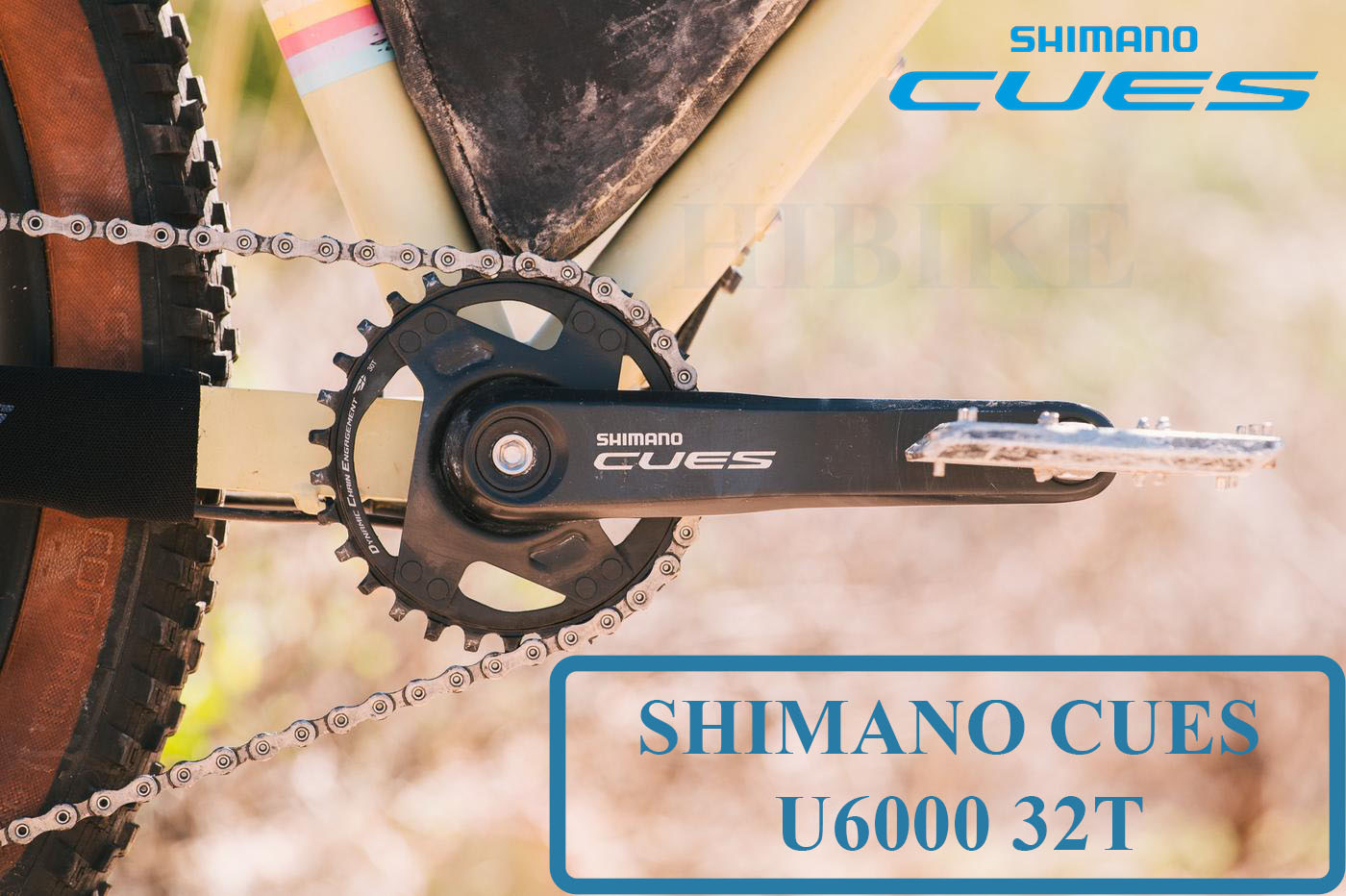 Giò Dĩa Shimano Cues U6000 32T Bộ Đùi Đĩa Xe Đạp 1 Tầng