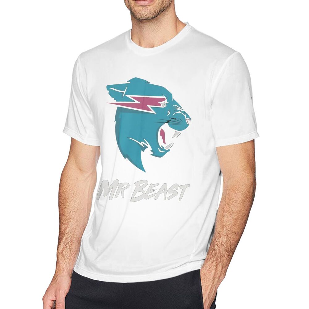 Áo Thun Nam Tay Ngắn In Chữ Mr Beast Cá Tính chất đẹp hình in đẹp chất áo mát