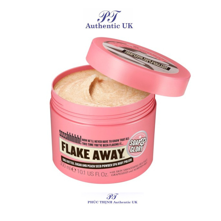 Tẩy Da Chết Toàn Thân Soap And Glory Flake Away Body Polish Scrub 300ml