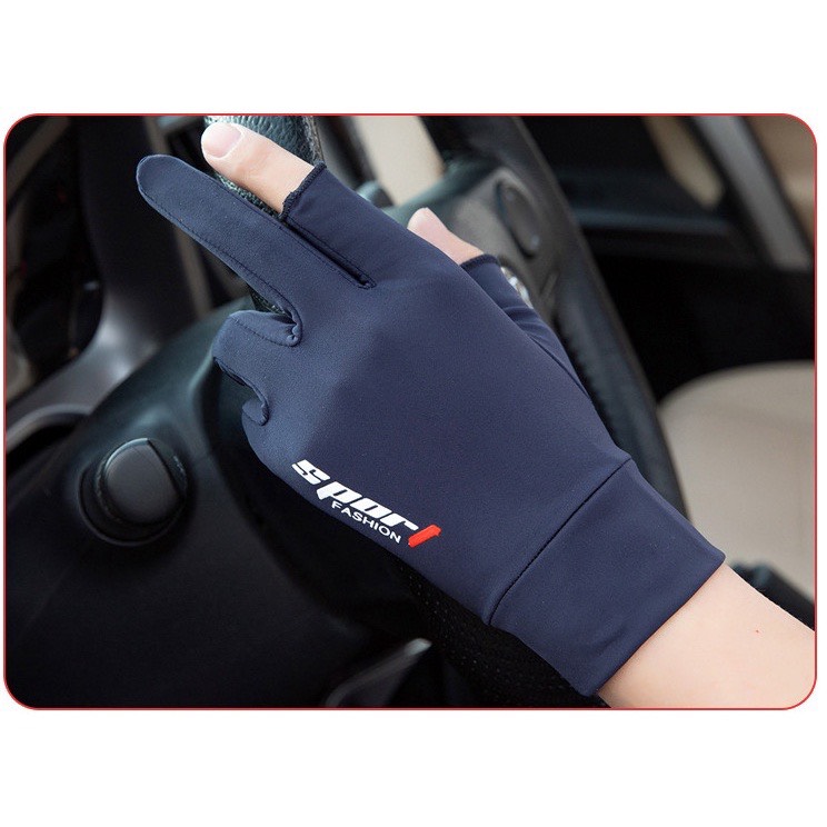 Bao tay xe máy, xe đạp chống nắng hở 2 ngón/ Full ngón Sport - Dễ dàng cầm nắm, bấm điện thoại - Mẫu 02 - 6