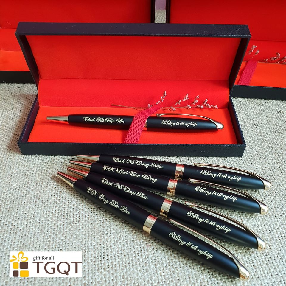 Bút viết kim loại khắc tên theo yêu cầu - bút ký khắc chữ - quà tặng sếp - quà sinh nhật cho nam và nữ ý nghĩa