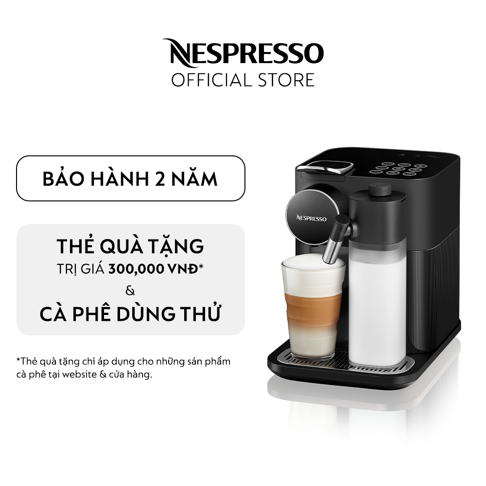 Máy pha cà phê viên nén Nespresso Gran Lattissima - Đen