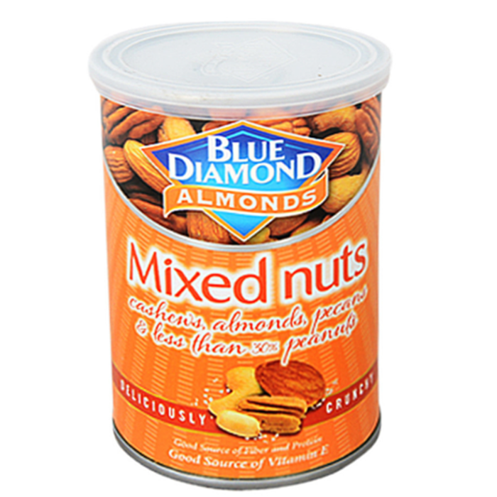 Hạnh nhân Blue Diamond nhập khẩu từ Mỹ, 130g - MIXED NUTS, chất lượng cao cấp cho ai quan tâm đến sức khỏe