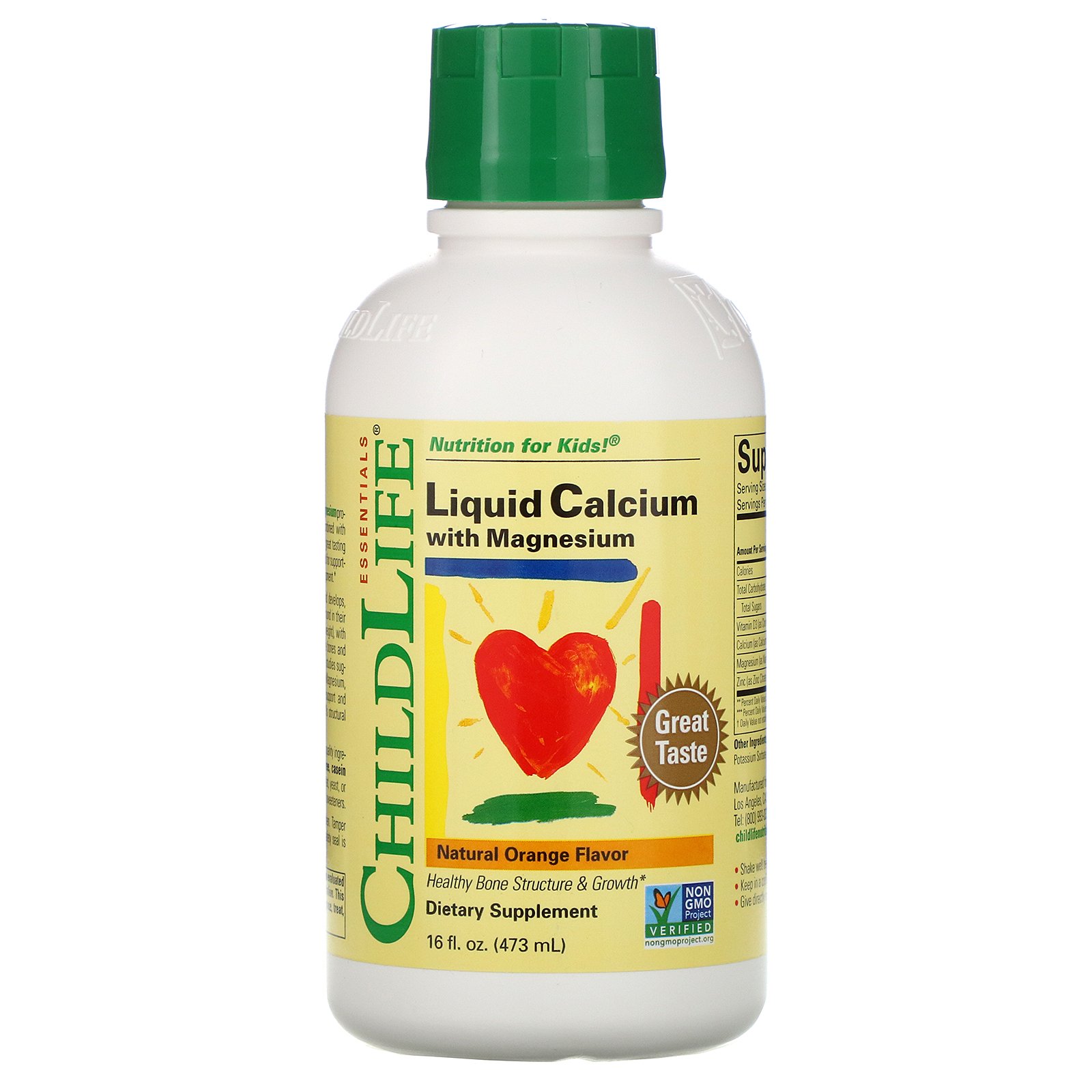 ChildLife Liquid Calcium with Magnesium 473 ml