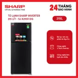 [FreeSHIP COD + Lắp Hà Nội] Tủ Lạnh Sharp Inverter 215 Lít SJ-X215V-DG
