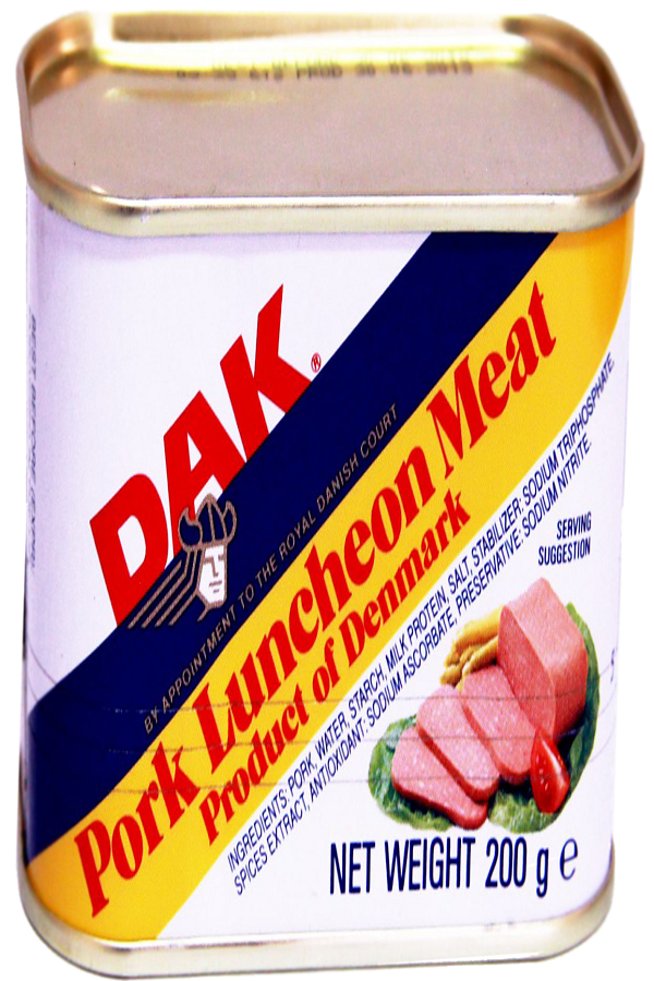 Pate thịt heo luncheon meat 200g - dak