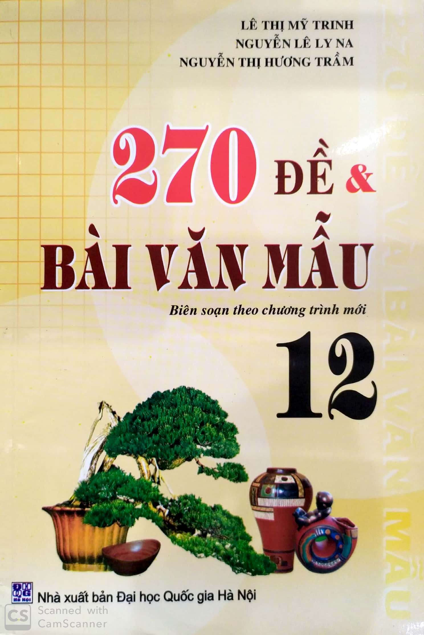 270 đề & bài văn mẫu 12
