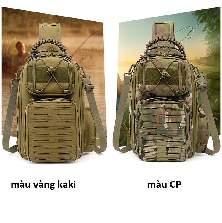 Balo 1 quai đeo chéo thời trang chiến thuật cực chất M068