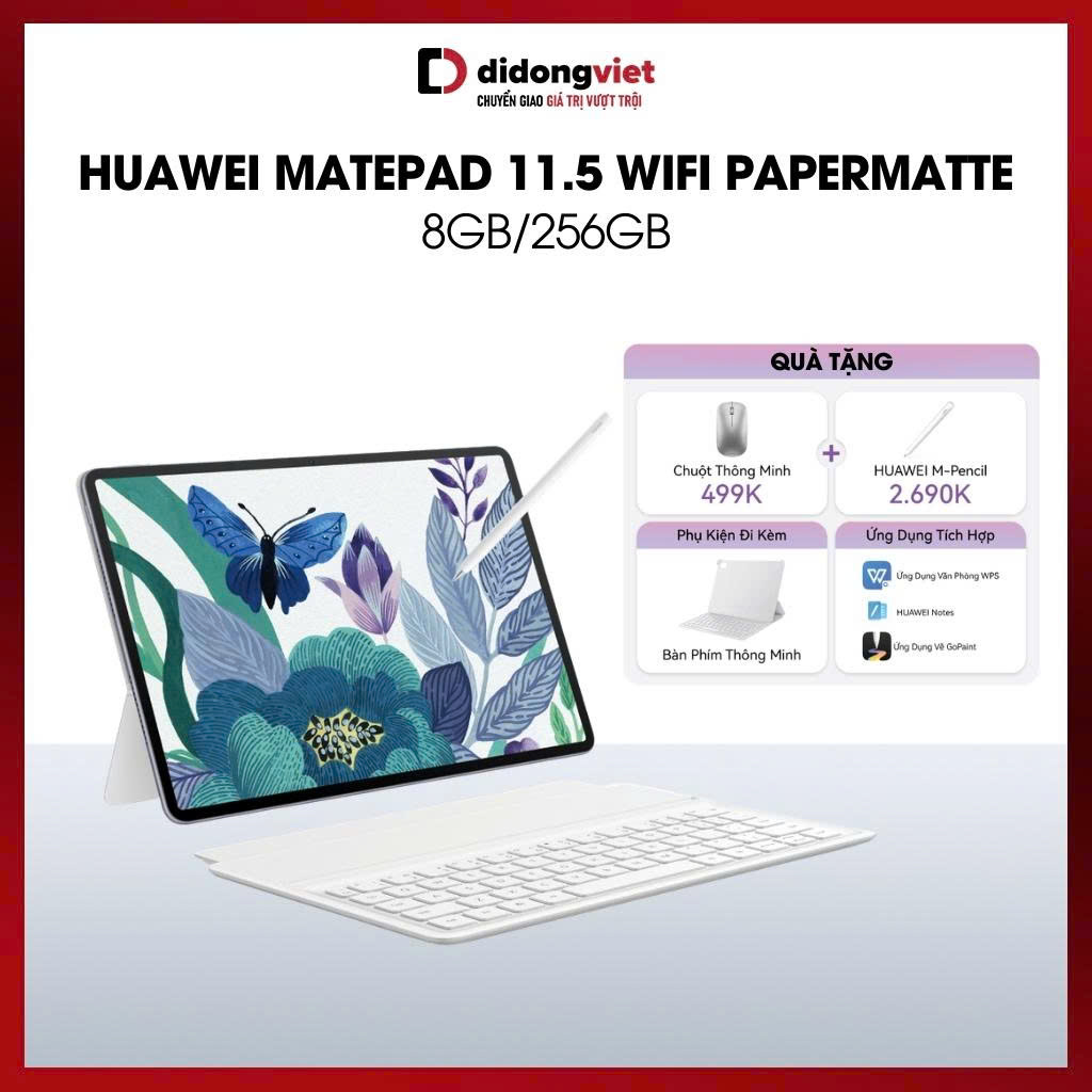 Huawei Matepad 11.5 Wifi Papermatte 8Gb L 256Gb Tablet - Genuine Product