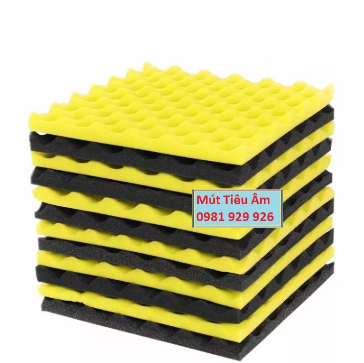 10 TẤM MÚT TIÊU ÂM CÁCH ÂM HÌNH TRỨNG HỘT GÀ .Kích Thước 1 tấm 40*40 CM DÀY 5CM (Được chọn màu )