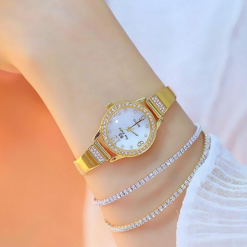 [HCM]Đồng hồ nữ dây kim loại Bee Sister  1351