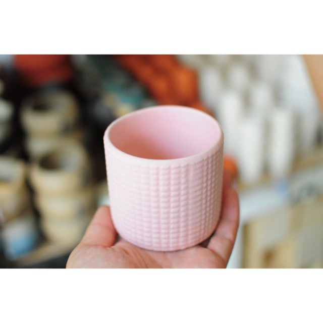 Chậu trụ men kẻ gạch, cam kết hàng đúng mô tả, chất lượng đảm bảo, đa dạng mẫu mã và kích cỡ