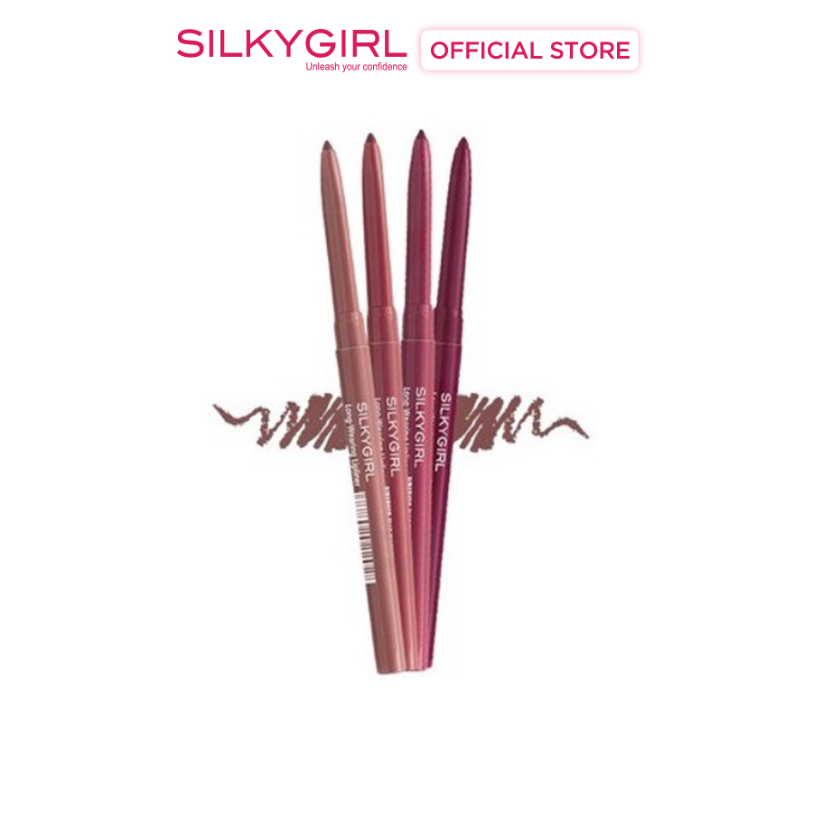 Chì Kẻ Viền Môi Silkygirl Long-Wearing Lipliner 0.35g