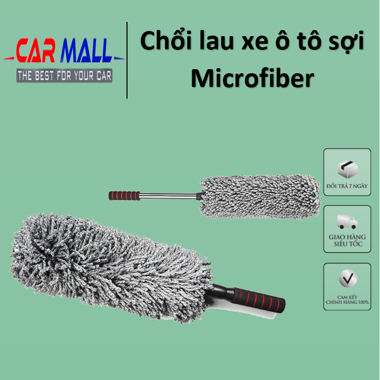 Chổi lau xe ô tô sợi siêu mịn, chổi lông gà quét bụi bàn ghế, văn phòng gia đình, chất liệu microfiber