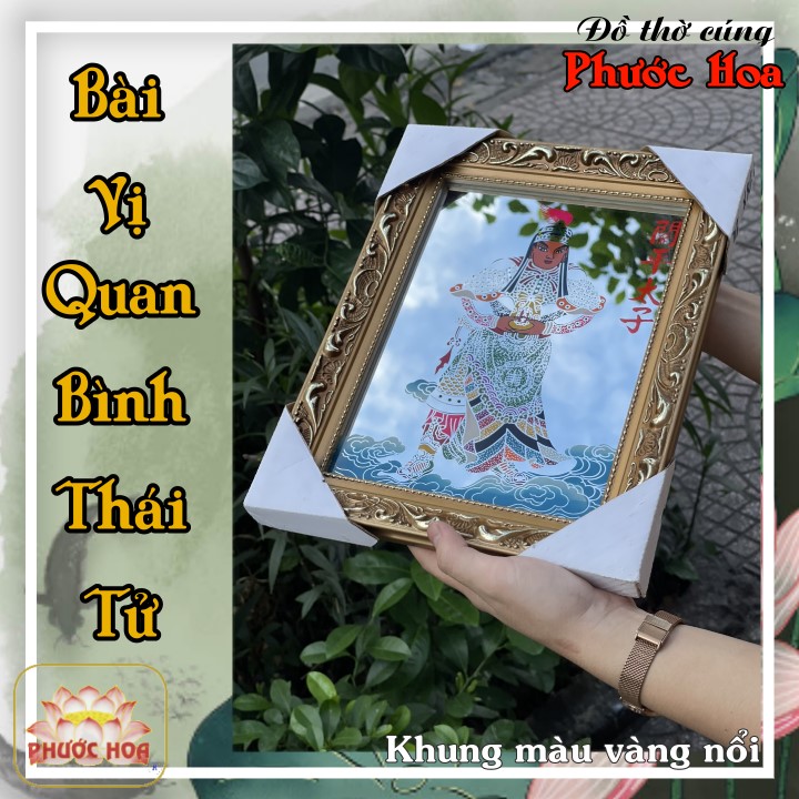 [HCM]Hình thờ Quan Bình Thái Tử độ mạng - Đồ thờ cúng Phước Hoa