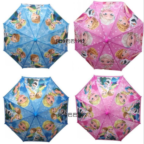 Ô Dù Cho Bé Gái Che Nắng Che Mưa Hình Elsa Dễ Thương