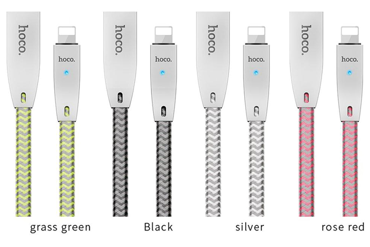 Cáp sạc thông minh lightning hoco u11 1.2m - hàng chính hãng