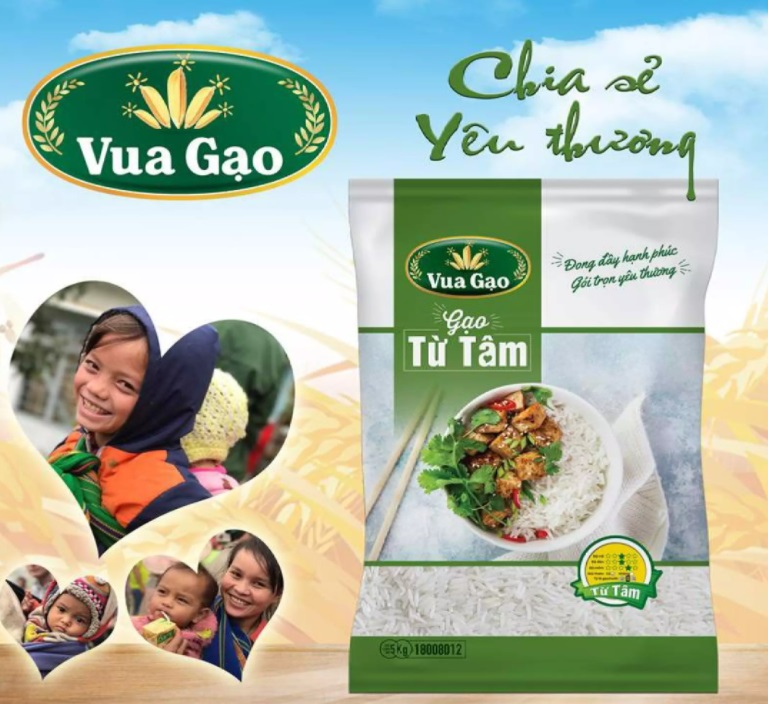Gạo thơm từ tâm - chính hãng vua gạo - túi 5kg