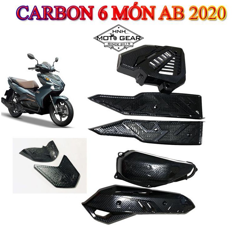 Ốp carbon cho ab 2020 bộ 6 món