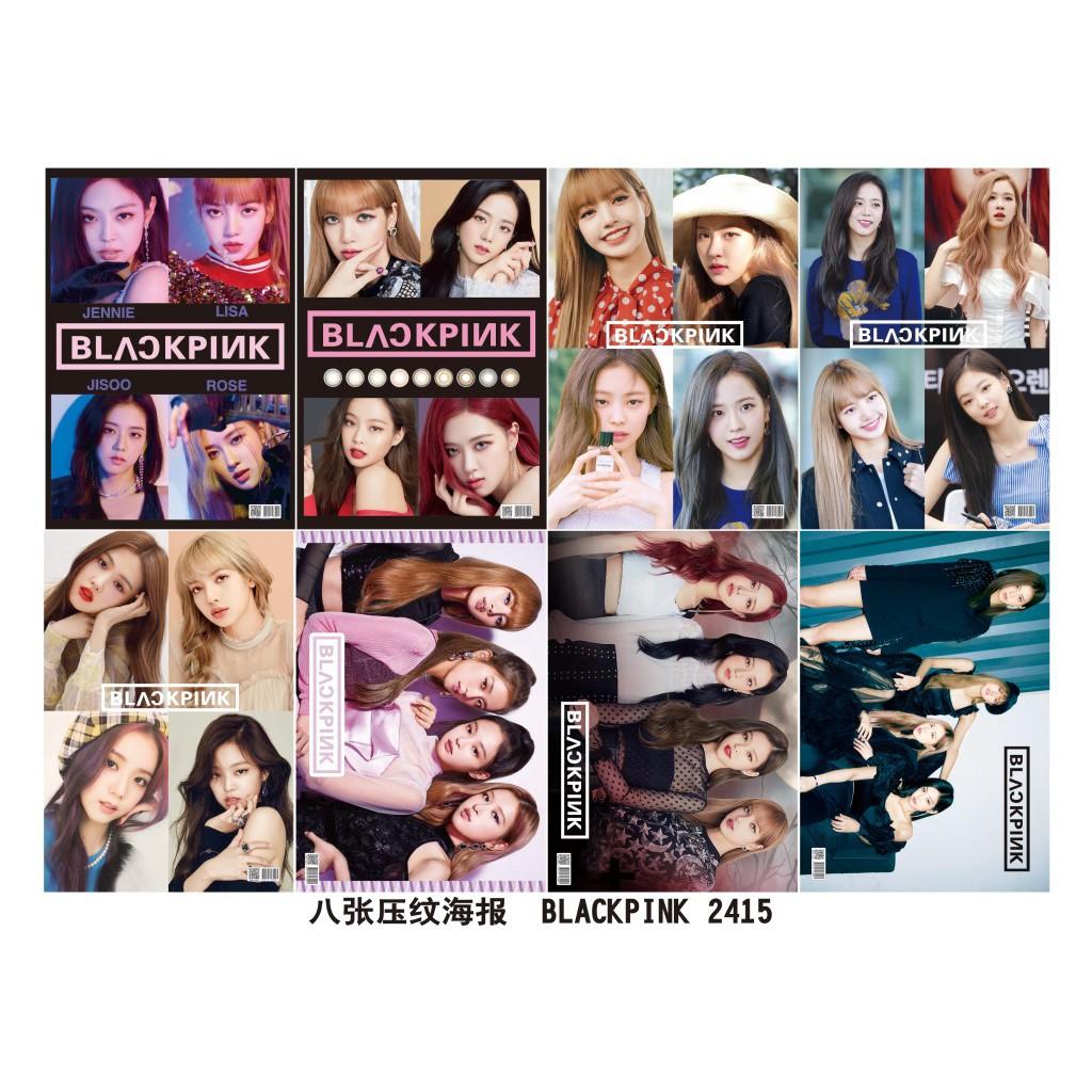 Poster BP JISOO LISA ROSE JENNIE tranh treo album ảnh in hình thần tượng đẹp trang trí bàn học trang trí nhà cửa đẹp