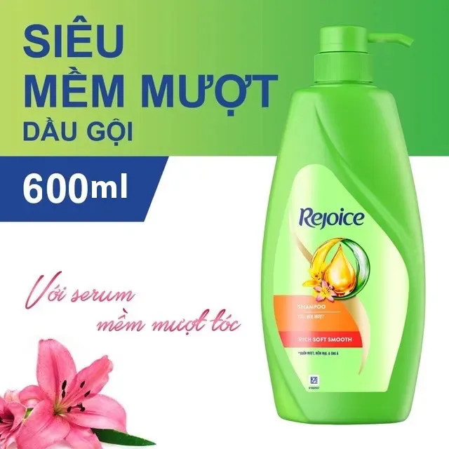 Dầu gội rejoice thái lan 600ml chính hãng | dầu gội thái lan - dầu gội rejoice tinh chất argan siêu mềm mượt 48 giờ 600ml