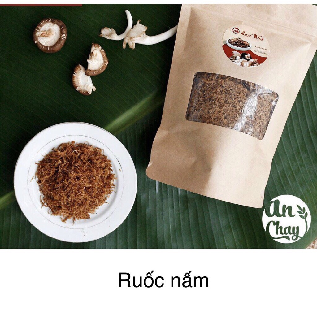 Bồ đề tâm ruốc nấm hương chay - chà bông nấm hương 200 gram
