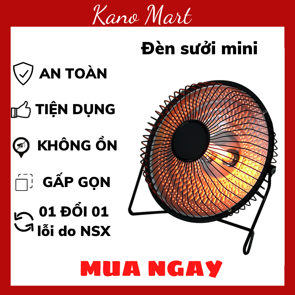 Đèn sưởi, quạt sưởi mini để bàn