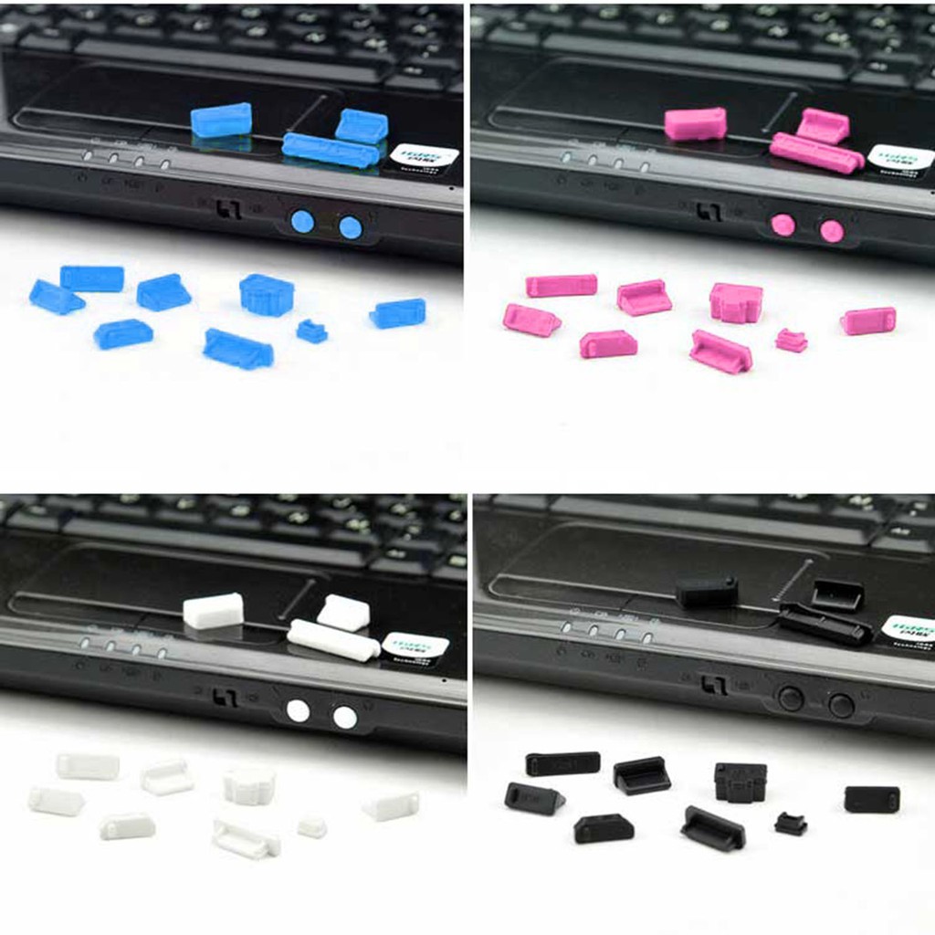 Bộ 12 nút đậy che bụi laptop