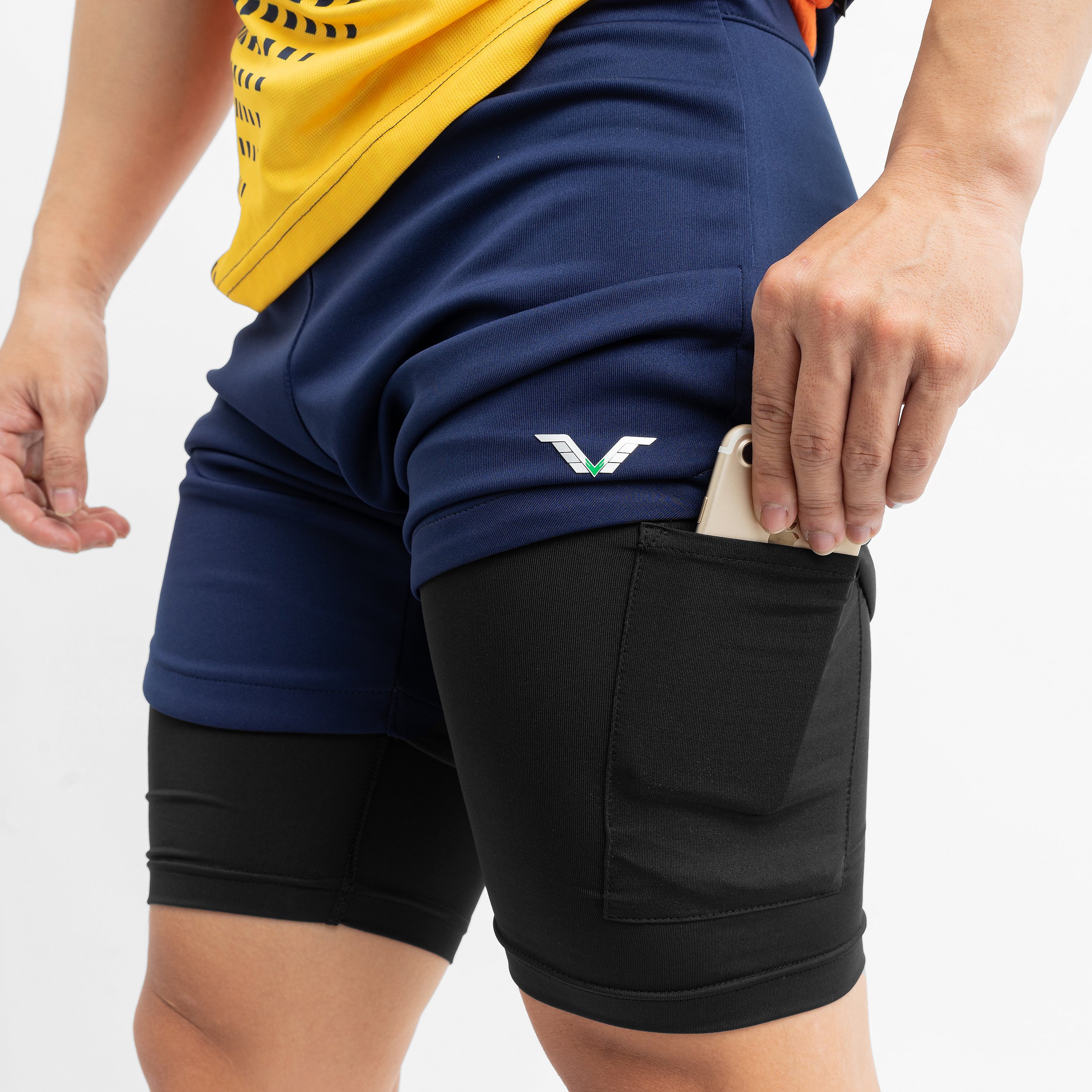 Mua 1 tặng 1 quần thể thao nam - qvn02 hai lớp có túi,chất đẹp dáng đẹp ,tiện lợi