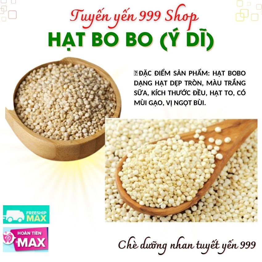 50gr Hạt bobo (hạt ý dĩ) dẻo, thơm, bổ dưỡng-Freeship- Tuyết yến 999 Shop