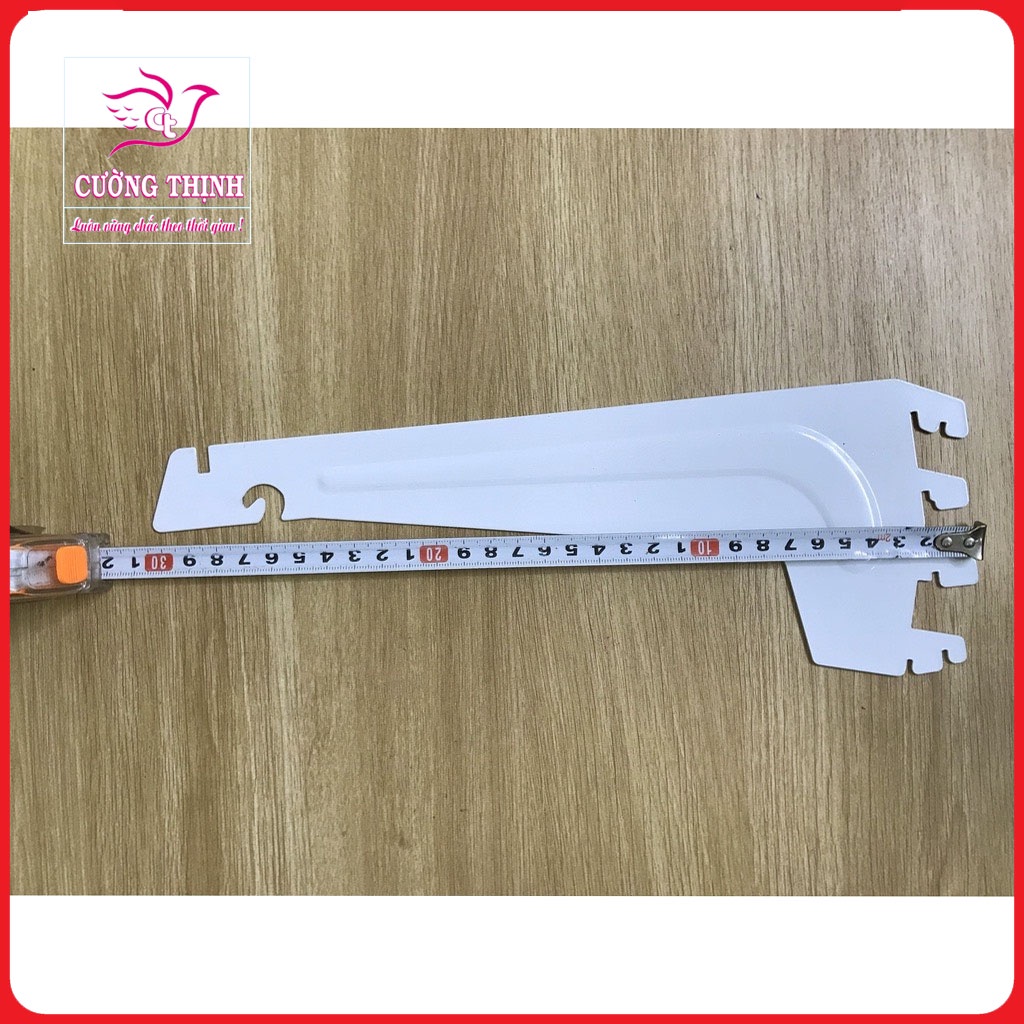 Tay đỡ kệ siêu thị, tay bát mâm kệ