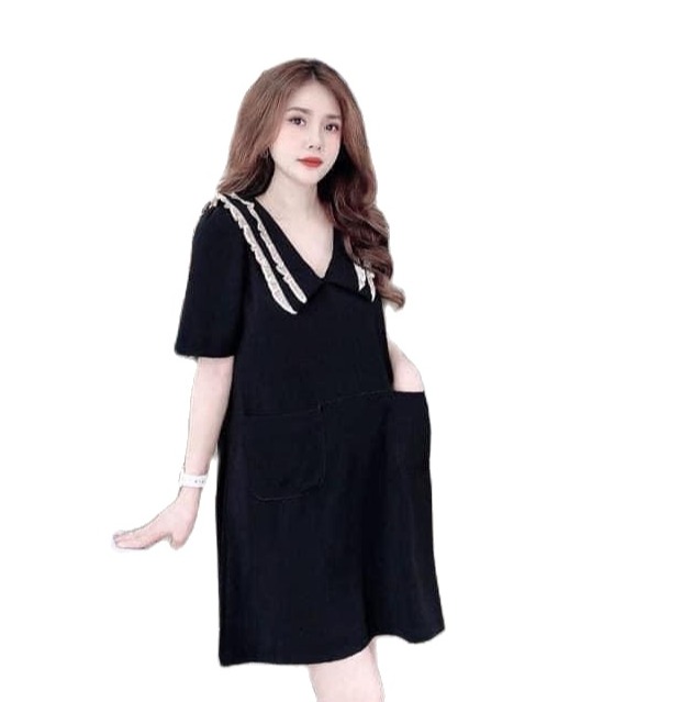 Đầm bầu váy bầu cao cấp chất đũi Hàn 💗thiết kế sang chảnh mặc đi làm đi chơi đều được💗Free size 43~68kg