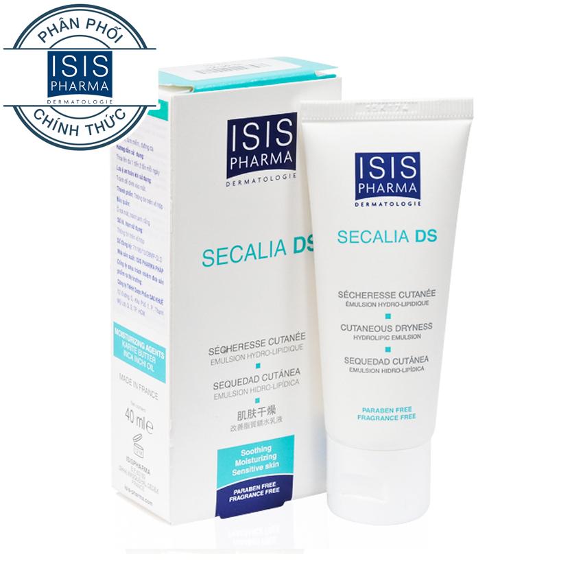 Isis pharma secalia d.s kem hỗ trợ điều trị da khô 40ml