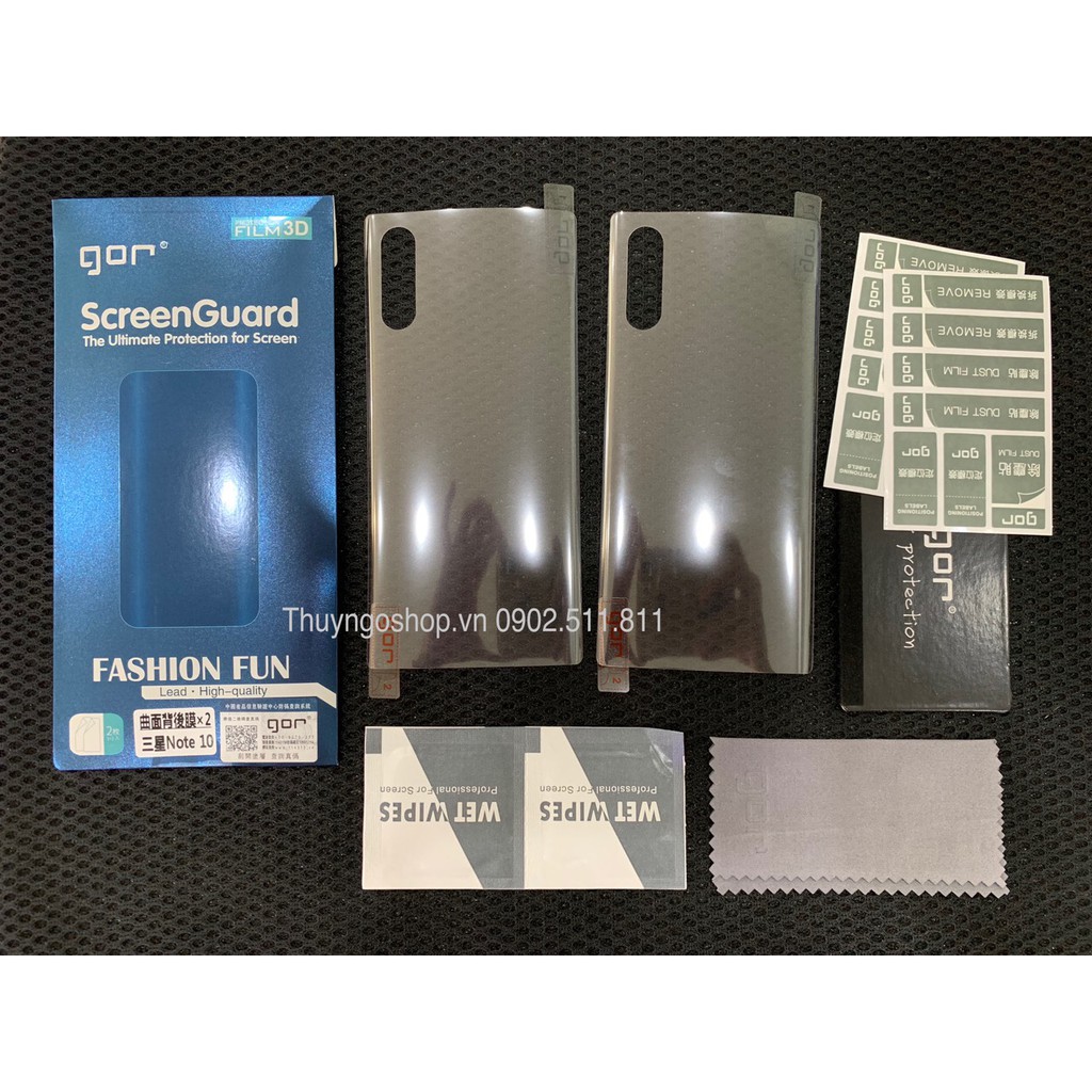 Dán lưng trong suốt Samsung Note10/Note10 Plus